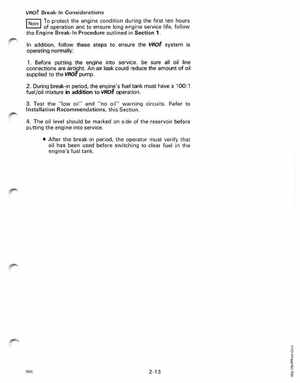 1988 Johnson Evinrude CC 60 thru 75 outboards Service Manual, Page 91