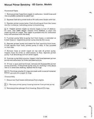 1988 Johnson Evinrude CC 60 thru 75 outboards Service Manual, Page 98
