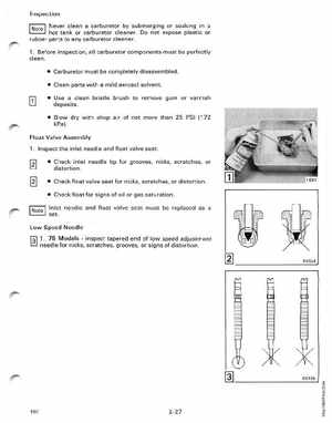 1988 Johnson Evinrude CC 60 thru 75 outboards Service Manual, Page 105