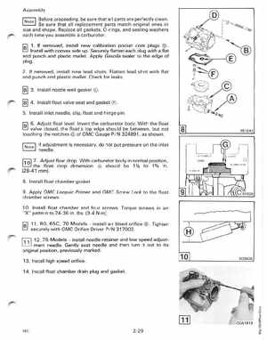 1988 Johnson Evinrude CC 60 thru 75 outboards Service Manual, Page 107