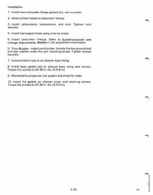 1988 Johnson Evinrude CC 60 thru 75 outboards Service Manual, Page 108