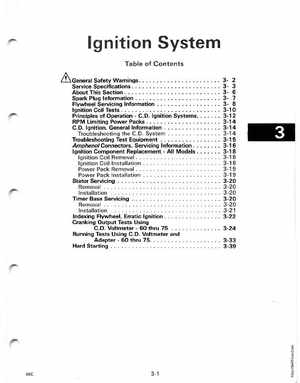 1988 Johnson Evinrude CC 60 thru 75 outboards Service Manual, Page 114