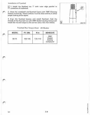 1988 Johnson Evinrude CC 60 thru 75 outboards Service Manual, Page 122