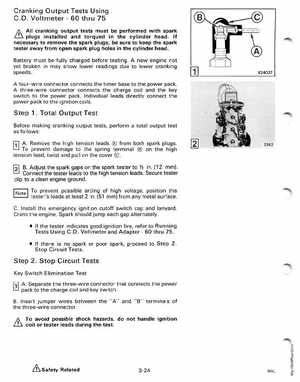 1988 Johnson Evinrude CC 60 thru 75 outboards Service Manual, Page 137