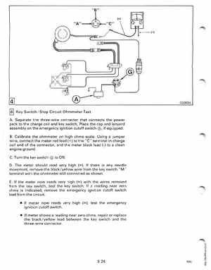 1988 Johnson Evinrude CC 60 thru 75 outboards Service Manual, Page 139