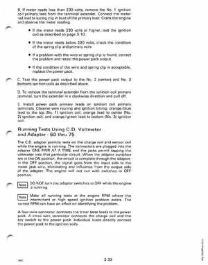 1988 Johnson Evinrude CC 60 thru 75 outboards Service Manual, Page 146