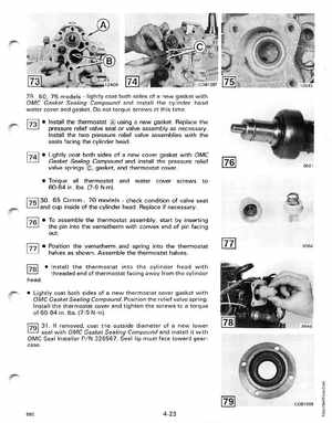1988 Johnson Evinrude CC 60 thru 75 outboards Service Manual, Page 175