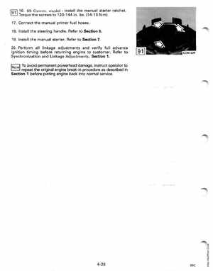 1988 Johnson Evinrude CC 60 thru 75 outboards Service Manual, Page 178