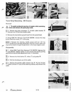 1988 Johnson Evinrude CC 60 thru 75 outboards Service Manual, Page 208