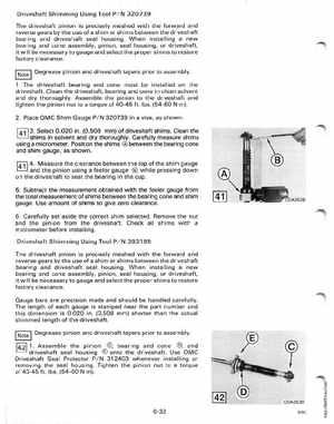 1988 Johnson Evinrude CC 60 thru 75 outboards Service Manual, Page 244