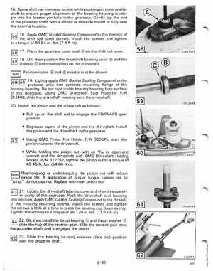 1988 Johnson Evinrude CC 60 thru 75 outboards Service Manual, Page 248