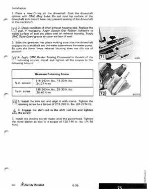 1988 Johnson Evinrude CC 60 thru 75 outboards Service Manual, Page 251