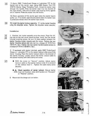 1988 Johnson Evinrude CC 60 thru 75 outboards Service Manual, Page 260