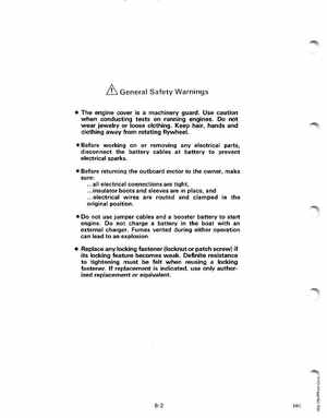 1988 Johnson Evinrude CC 60 thru 75 outboards Service Manual, Page 262