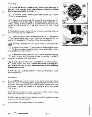 1988 Johnson Evinrude CC 60 thru 75 outboards Service Manual, Page 277