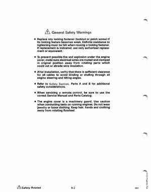 1988 Johnson Evinrude CC 60 thru 75 outboards Service Manual, Page 284