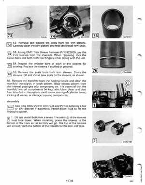 1988 Johnson Evinrude CC 60 thru 75 outboards Service Manual, Page 337