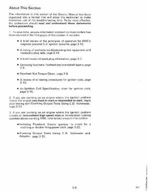 1988 Johnson Evinrude "CC" 9.9 thru 30 Service Manual, P/N 507660, Page 123