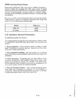 1988 Johnson Evinrude "CC" 9.9 thru 30 Service Manual, P/N 507660, Page 131