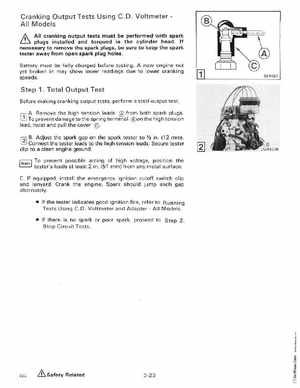 1988 Johnson Evinrude "CC" 9.9 thru 30 Service Manual, P/N 507660, Page 140