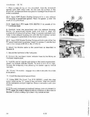1988 Johnson Evinrude "CC" 9.9 thru 30 Service Manual, P/N 507660, Page 178