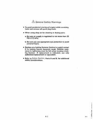 1988 Johnson Evinrude "CC" 9.9 thru 30 Service Manual, P/N 507660, Page 246