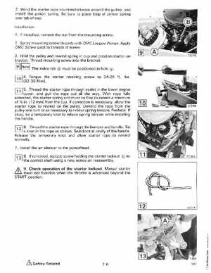 1988 Johnson Evinrude "CC" 9.9 thru 30 Service Manual, P/N 507660, Page 298