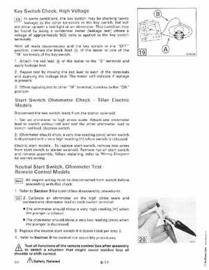 1988 Johnson Evinrude "CC" 9.9 thru 30 Service Manual, P/N 507660, Page 320
