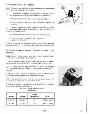 1988 Johnson Evinrude "CC" 9.9 thru 30 Service Manual, P/N 507660, Page 321
