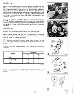 1989 Johnson Evinrude "CE" 9.9 thru 30 Service Manual, P/N 507754, Page 70