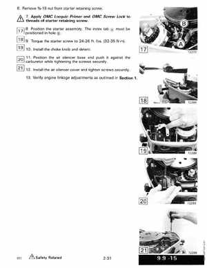 1989 Johnson Evinrude "CE" 9.9 thru 30 Service Manual, P/N 507754, Page 87