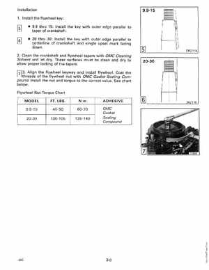 1989 Johnson Evinrude "CE" 9.9 thru 30 Service Manual, P/N 507754, Page 107