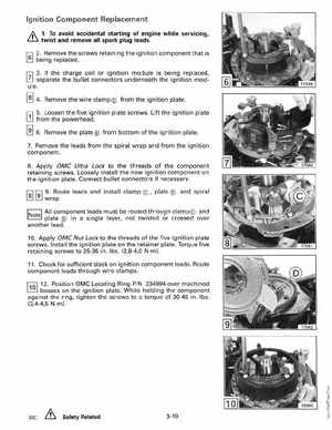 1989 Johnson Evinrude "CE" 9.9 thru 30 Service Manual, P/N 507754, Page 117
