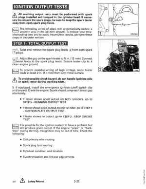 1989 Johnson Evinrude "CE" 9.9 thru 30 Service Manual, P/N 507754, Page 121
