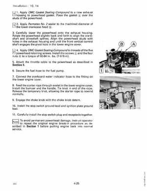 1989 Johnson Evinrude "CE" 9.9 thru 30 Service Manual, P/N 507754, Page 152