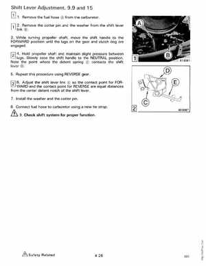 1989 Johnson Evinrude "CE" 9.9 thru 30 Service Manual, P/N 507754, Page 153