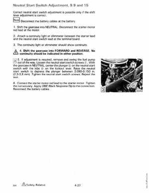1989 Johnson Evinrude "CE" 9.9 thru 30 Service Manual, P/N 507754, Page 154