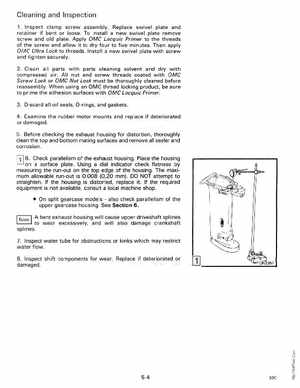 1989 Johnson Evinrude "CE" 9.9 thru 30 Service Manual, P/N 507754, Page 190