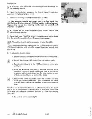 1989 Johnson Evinrude "CE" 9.9 thru 30 Service Manual, P/N 507754, Page 199