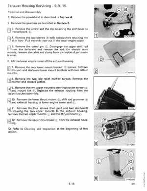 1989 Johnson Evinrude "CE" 9.9 thru 30 Service Manual, P/N 507754, Page 200