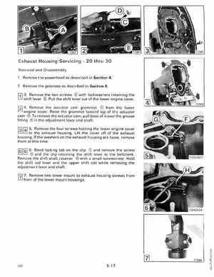 1989 Johnson Evinrude "CE" 9.9 thru 30 Service Manual, P/N 507754, Page 203