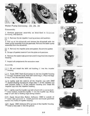 1989 Johnson Evinrude "CE" 9.9 thru 30 Service Manual, P/N 507754, Page 224