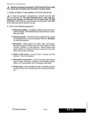 1989 Johnson Evinrude "CE" 9.9 thru 30 Service Manual, P/N 507754, Page 233
