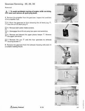 1989 Johnson Evinrude "CE" 9.9 thru 30 Service Manual, P/N 507754, Page 240