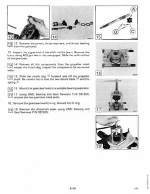 1989 Johnson Evinrude "CE" 9.9 thru 30 Service Manual, P/N 507754, Page 256