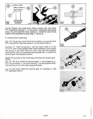 1989 Johnson Evinrude "CE" 9.9 thru 30 Service Manual, P/N 507754, Page 260
