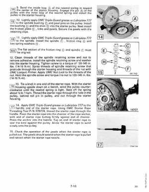 1989 Johnson Evinrude "CE" 9.9 thru 30 Service Manual, P/N 507754, Page 274