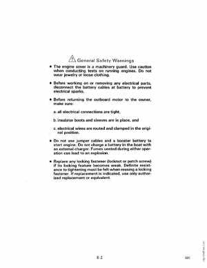 1989 Johnson Evinrude "CE" 9.9 thru 30 Service Manual, P/N 507754, Page 277