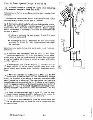 1989 Johnson Evinrude "CE" 9.9 thru 30 Service Manual, P/N 507754, Page 283