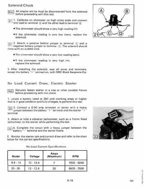 1989 Johnson Evinrude "CE" 9.9 thru 30 Service Manual, P/N 507754, Page 293